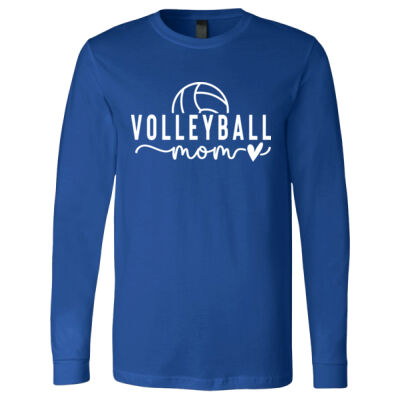 Volleyball MOM - Long Sleeve Jersey Tee Thumbnail
