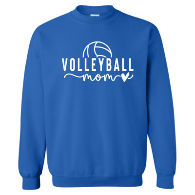 Volleyball MOM - Heavy Blend Crewneck Sweatshirt Thumbnail